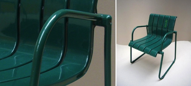 Stuhlsystem 596 / Grün 80  Stoll Giroflex
